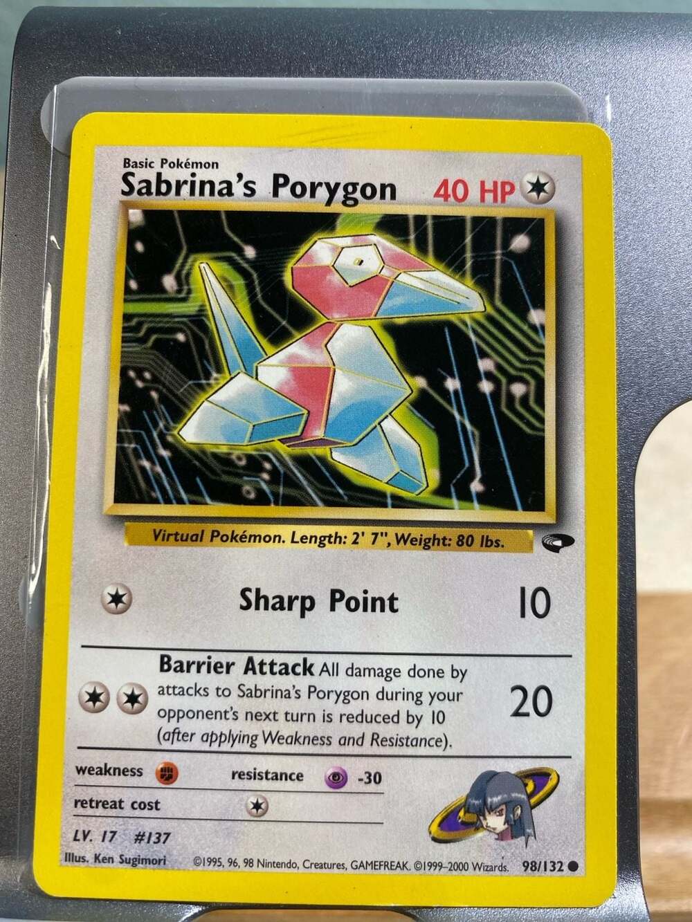Pokemon Sabrina's Porygon Gym Challenge 98/132 Unlimited